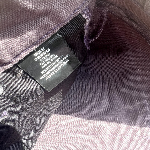 Dovetail Workwear Women's Britt Utility Canvas Pants, 6/32, Grey - Picture 11 of 11